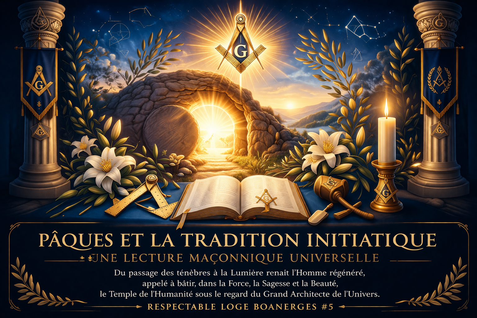 PÂQUES ET LA TRADITION INITIATIQUE : UNE LECTURE MAÇONNIQUE UNIVERSELLE